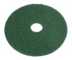 12" CleanFreak® Green Round Heavy Duty Floor Scrubbing Pads | Box of 5