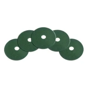 12" CleanFreak® Green Round Heavy Duty Floor Scrubbing Pads | Box of 5