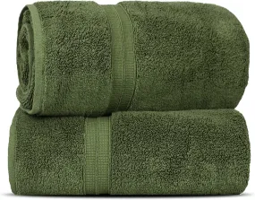 2 Pc Soft & Absorbent Premium Cotton Turkish Towels