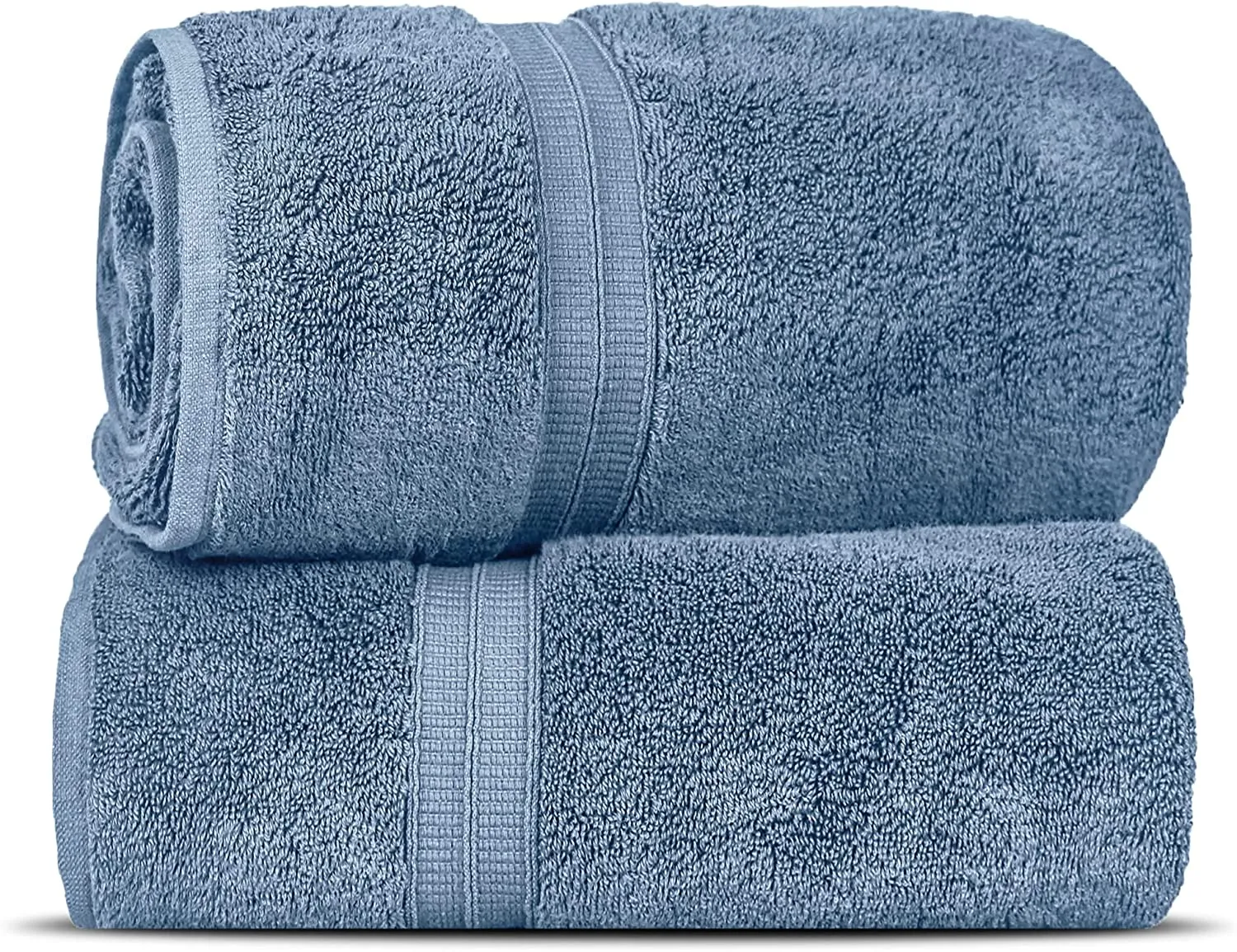2 Pc Soft & Absorbent Premium Cotton Turkish Towels