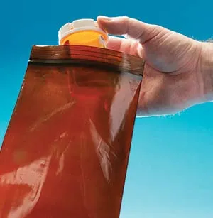 Amber UV Protection Reclosable Bags