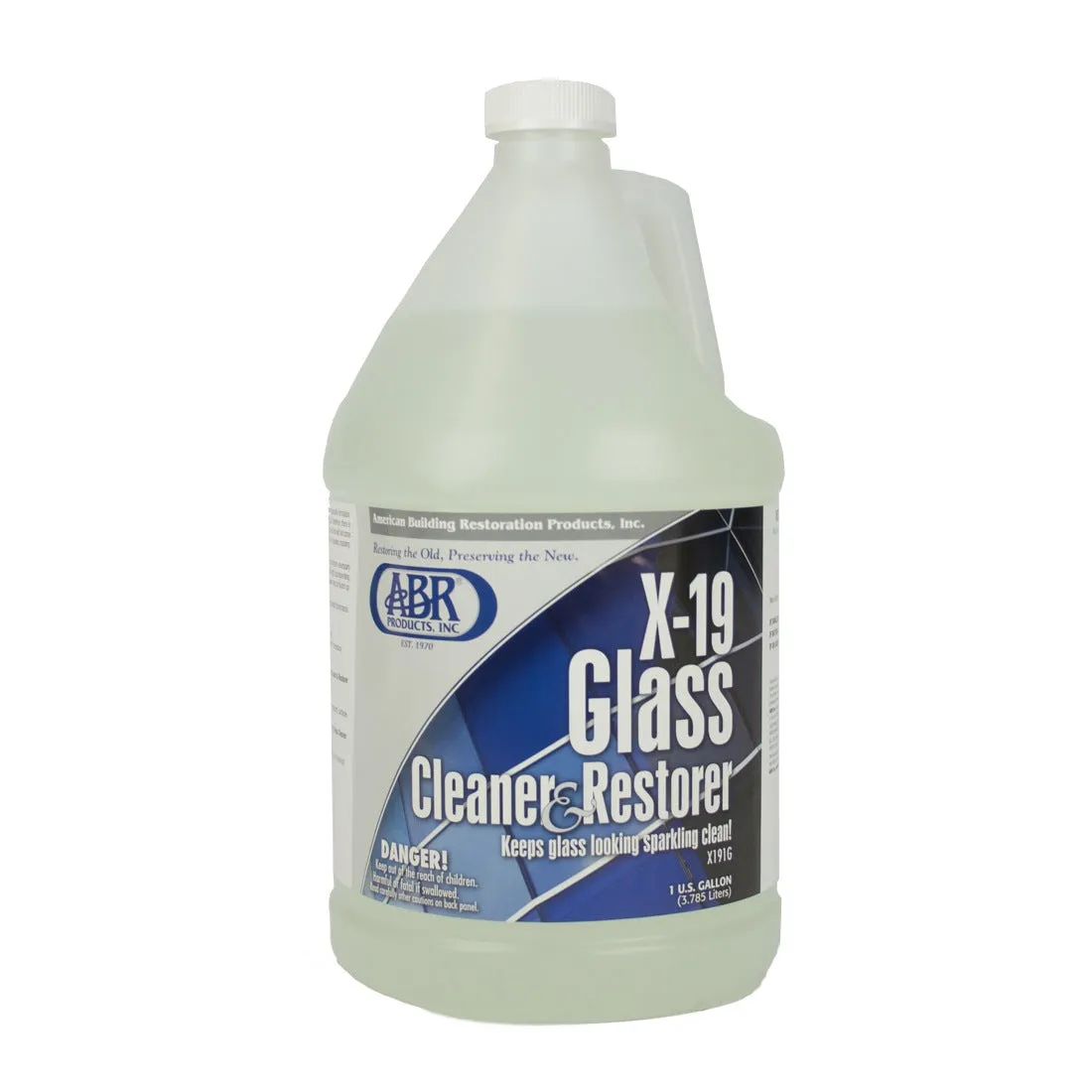 American Building Restoration X-19 Glass Cleaner and Restorer