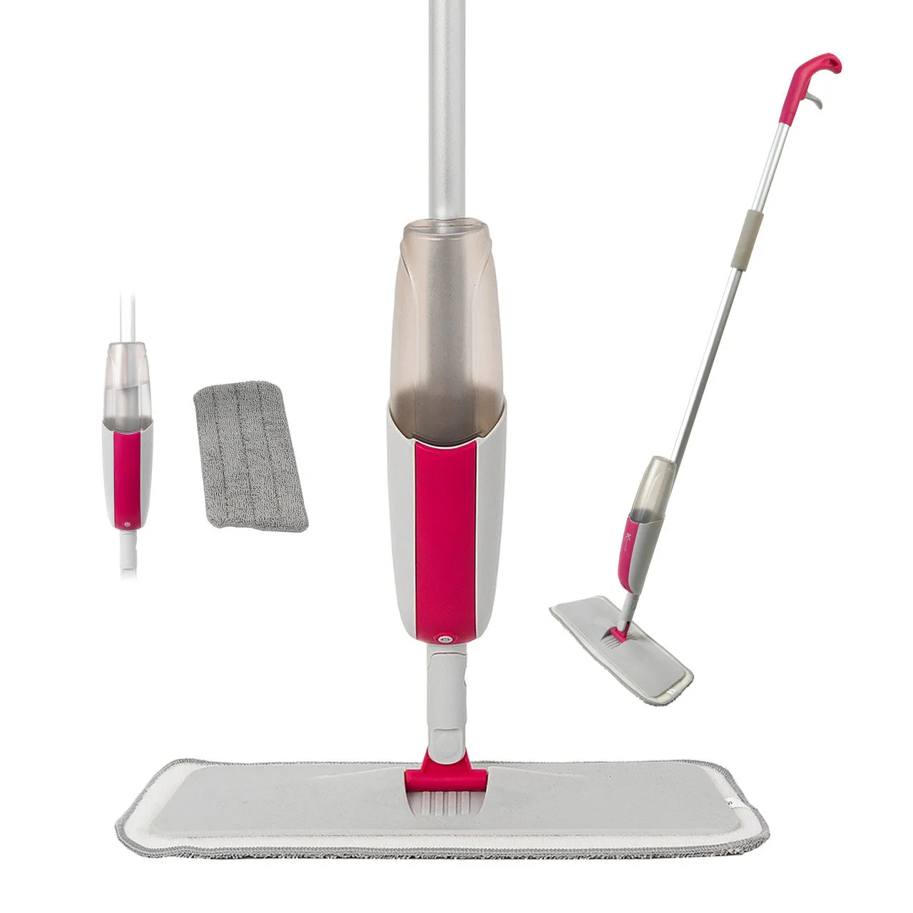 Antibac Spray Mop With Refillable Microfibre Head