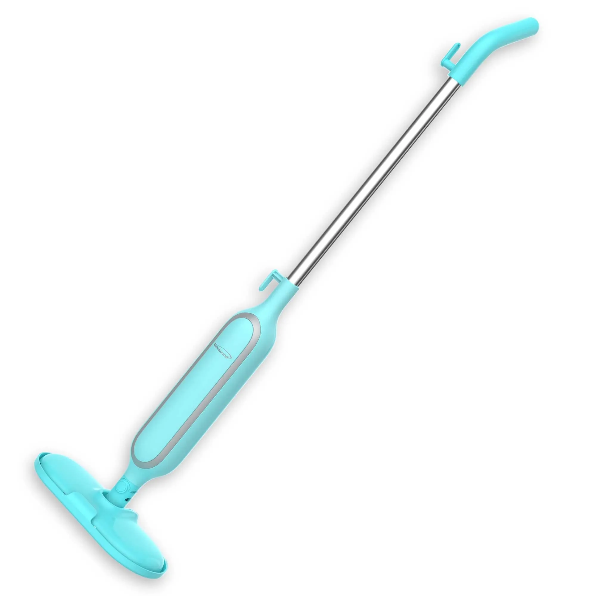 Brentwood STM-4000BL 1100w Steam Mop Hard Floor Steamer Tile and Wood Cleaner, Blue