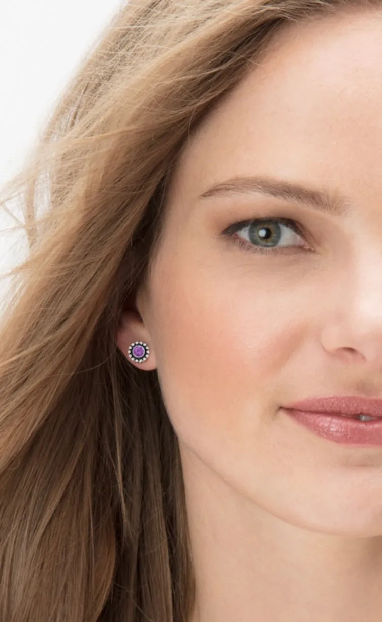 Brighton Amethyst Twinkle Mini Post Earrings Style J2049G