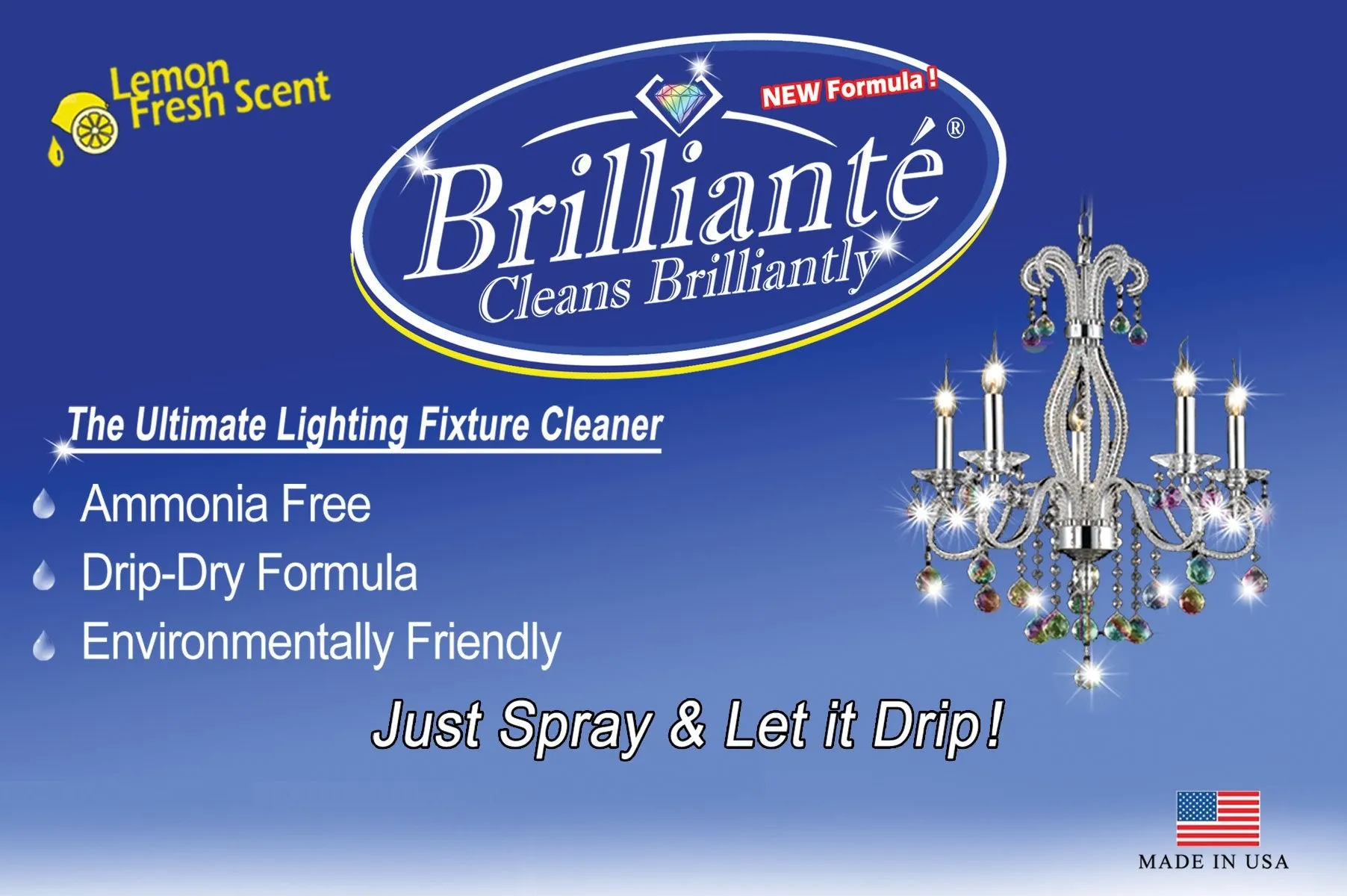 Brilliante Crystal Cleaner Gallon Tank Sprayer
