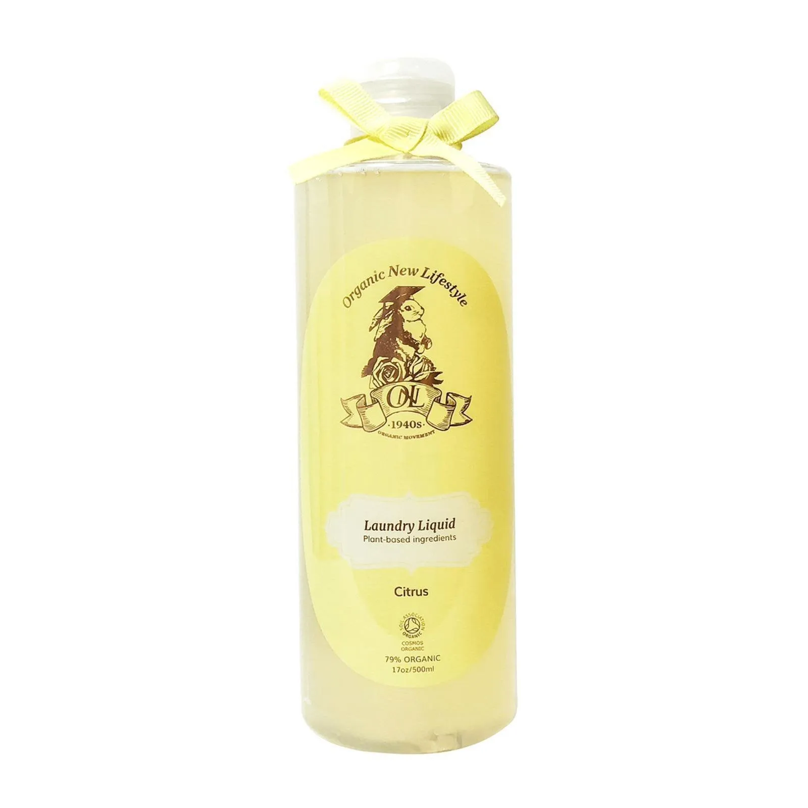 [Bundle Of 2] Organic New Lifestyle Laundry Liquid Citrus 500ml - Made in UK Exp: 2026