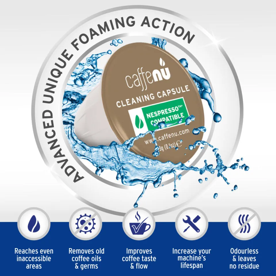 Caffenu Eco Cleaning Capsules for Nespresso