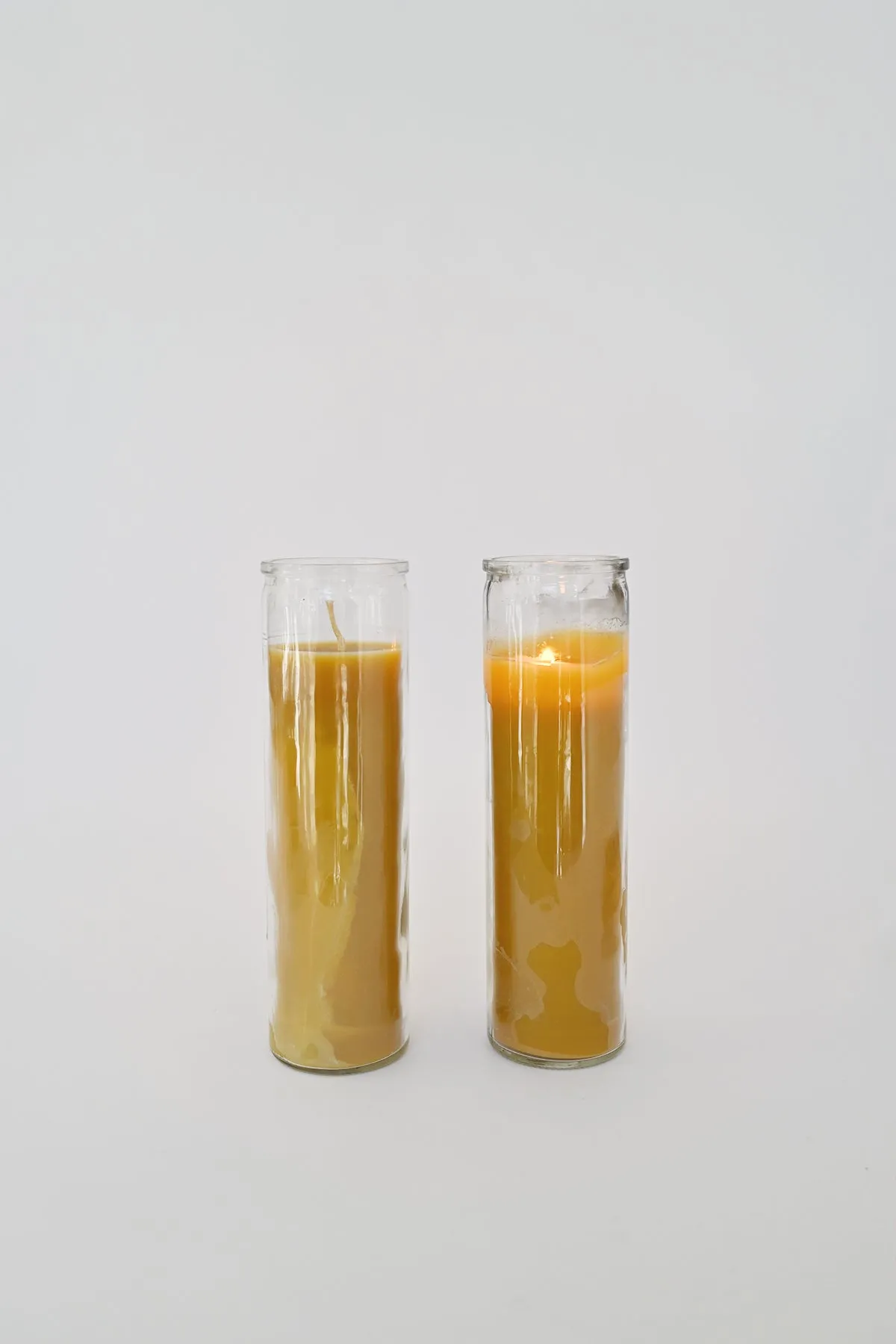 Candles – Beeswax Glass Pillar