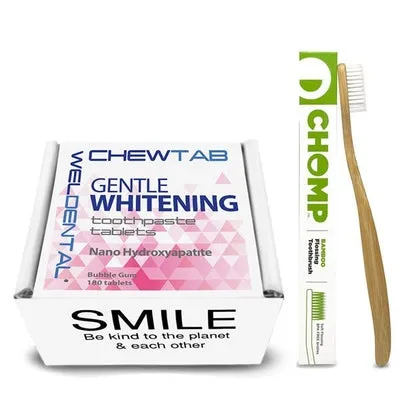 Chewtab Gentle Whitening Nanohydroxyapatite Toothpaste Tablet Refill