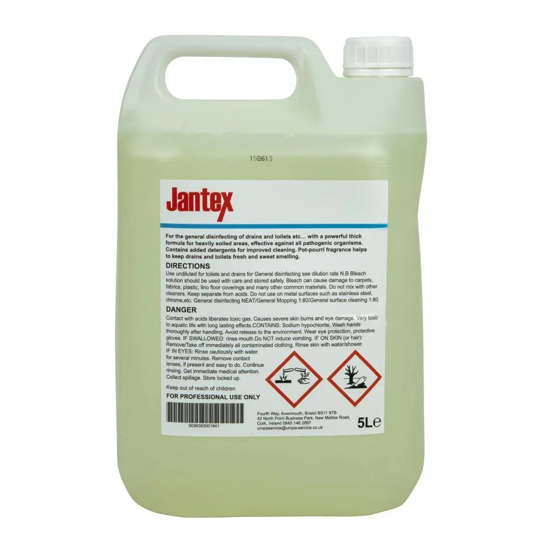 CK945 Jantex Pro Thick Bleach Concentrate 5Ltr
