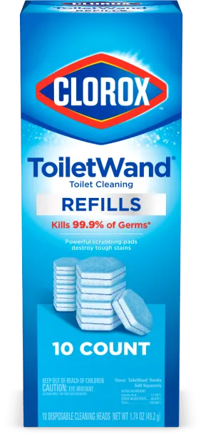 Clorox® Disinfecting ToiletWand® Refills 10-count