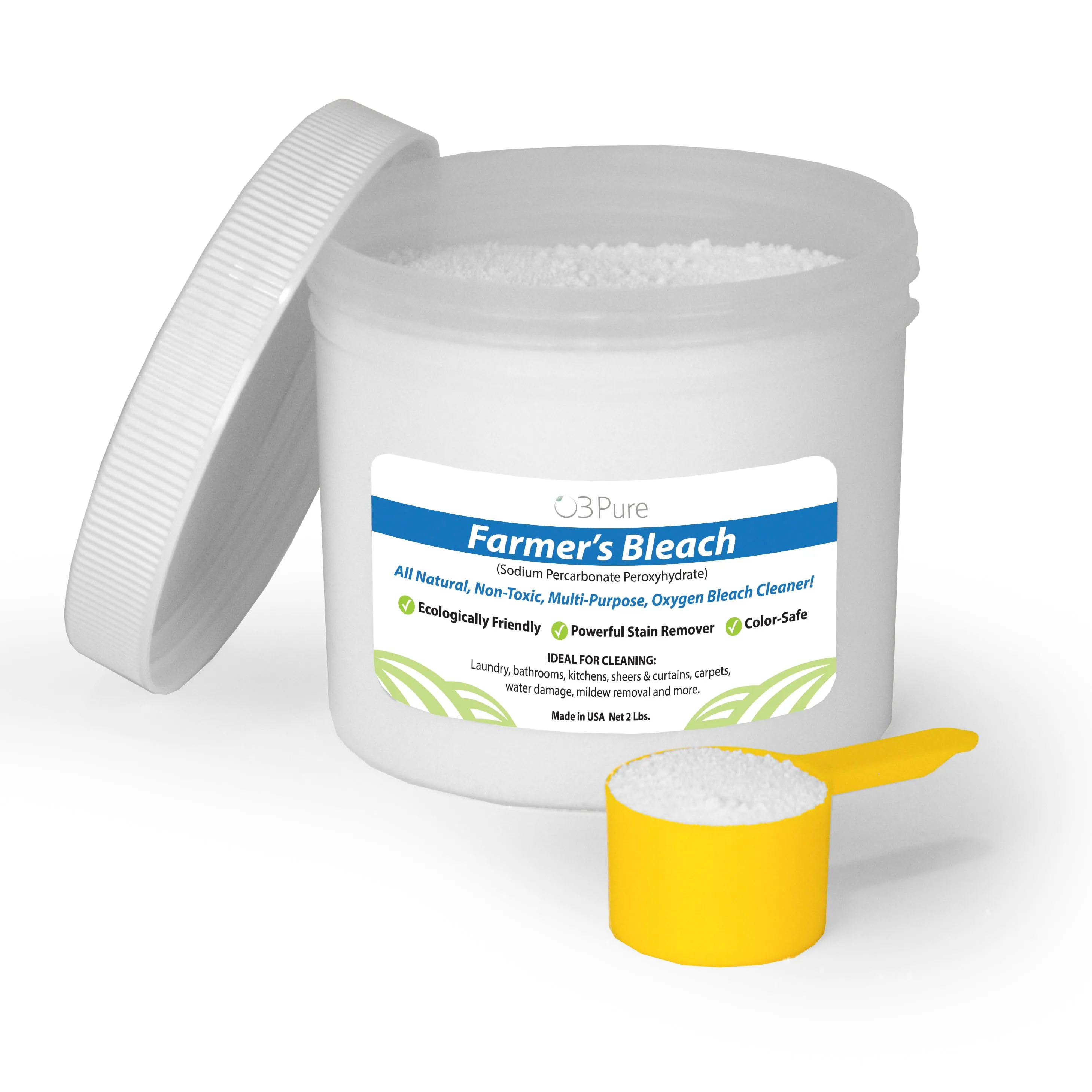 Color Safe Farmers Bleach Soap with Hydrogen Peroxide and Sodium Carbonate