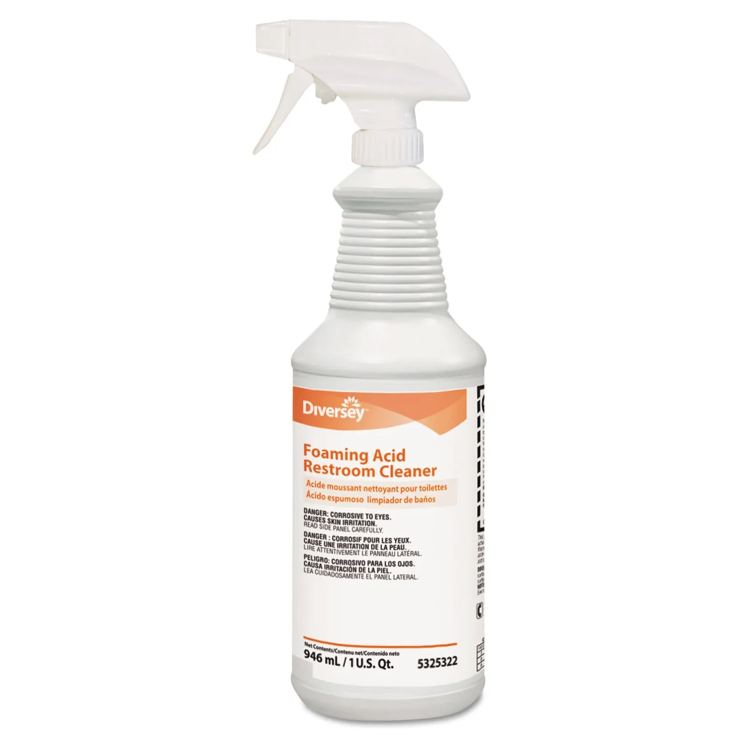 Diversey Foaming Acid Restroom Cleaner, Fresh Scent, 32 Oz Spray Bottle, 12/Carton - DVO95325322