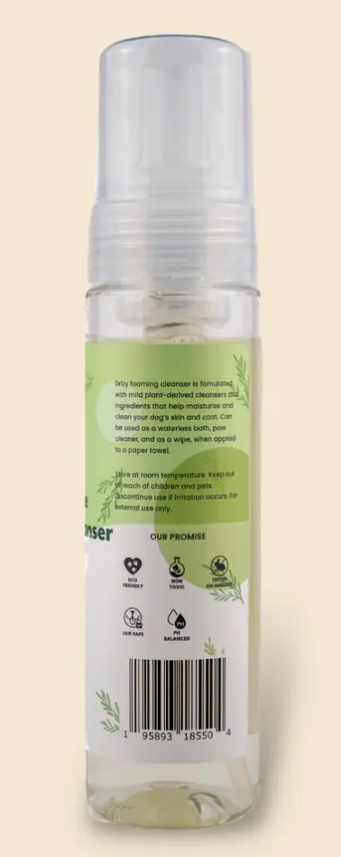 Drby Pet Co Rinse-Free Foaming Cleanser Unscented