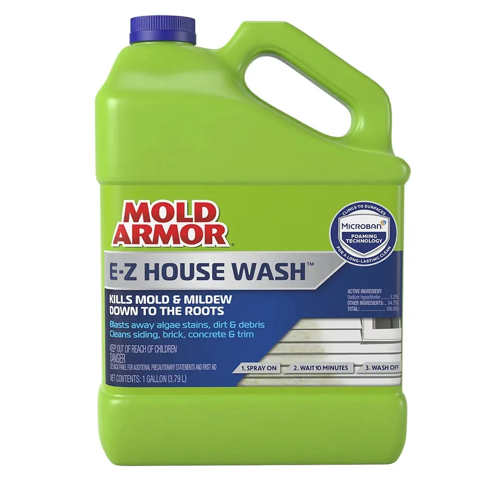 E-Z House Wash for Exterior Cleaning, 1 Gallon