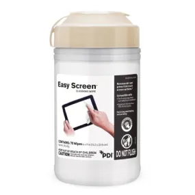 Easy Screen® Surface Cleaner Premoistened Alcohol Based Manual Pull Wipe 70 Count Canister Alcohol Scent NonSterile - Professional Disposables  Mfr# P03672