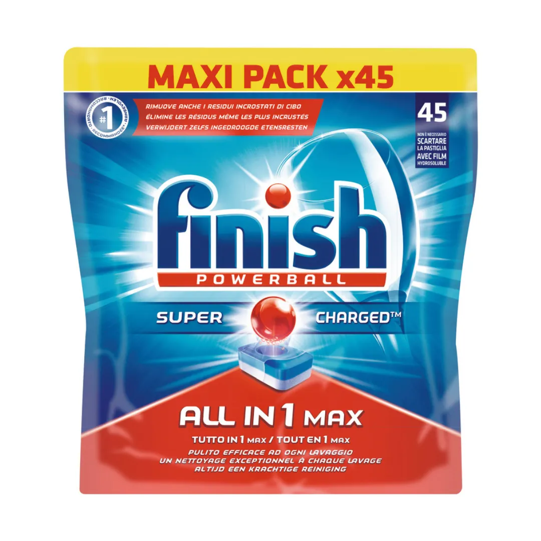 Finish Powerball All-in-1 Max Dishwasher Tablets (45)