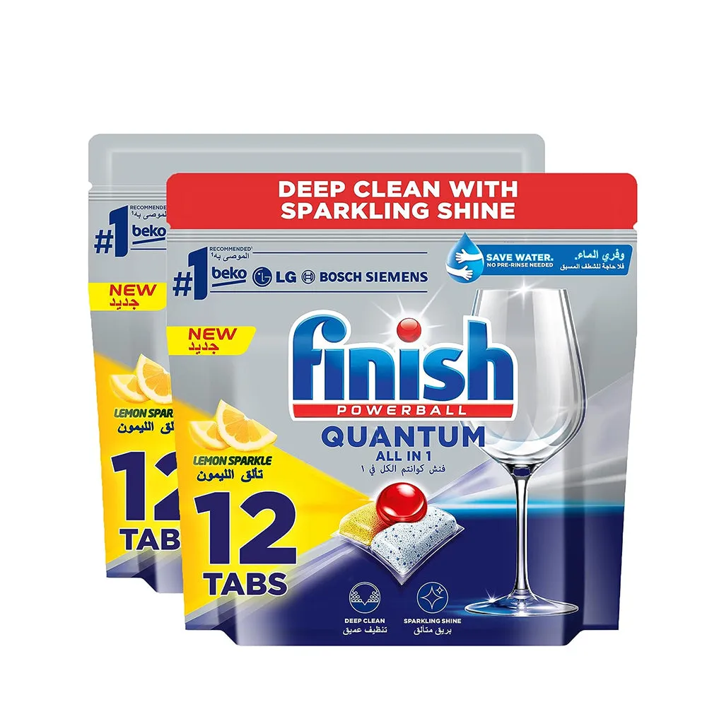 Finish Quantum AIO Lemon 12 12 (Twin Pack)