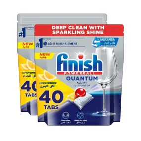 Finish Quantum AIO Lemon 40 40 (Twin Pack)