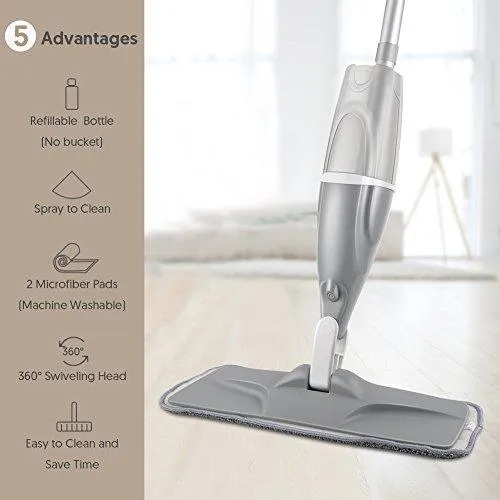 FORSPEEDER Spray Mop for Floor Cleaning