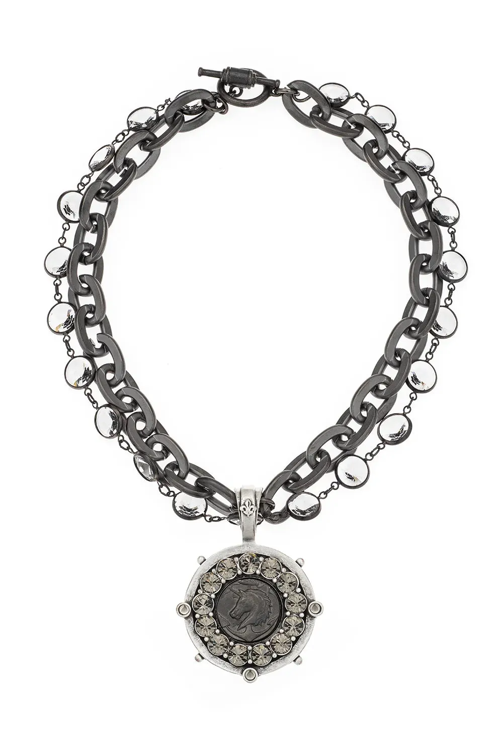 French Kande The Lea Necklace-Lourdes Crystal K