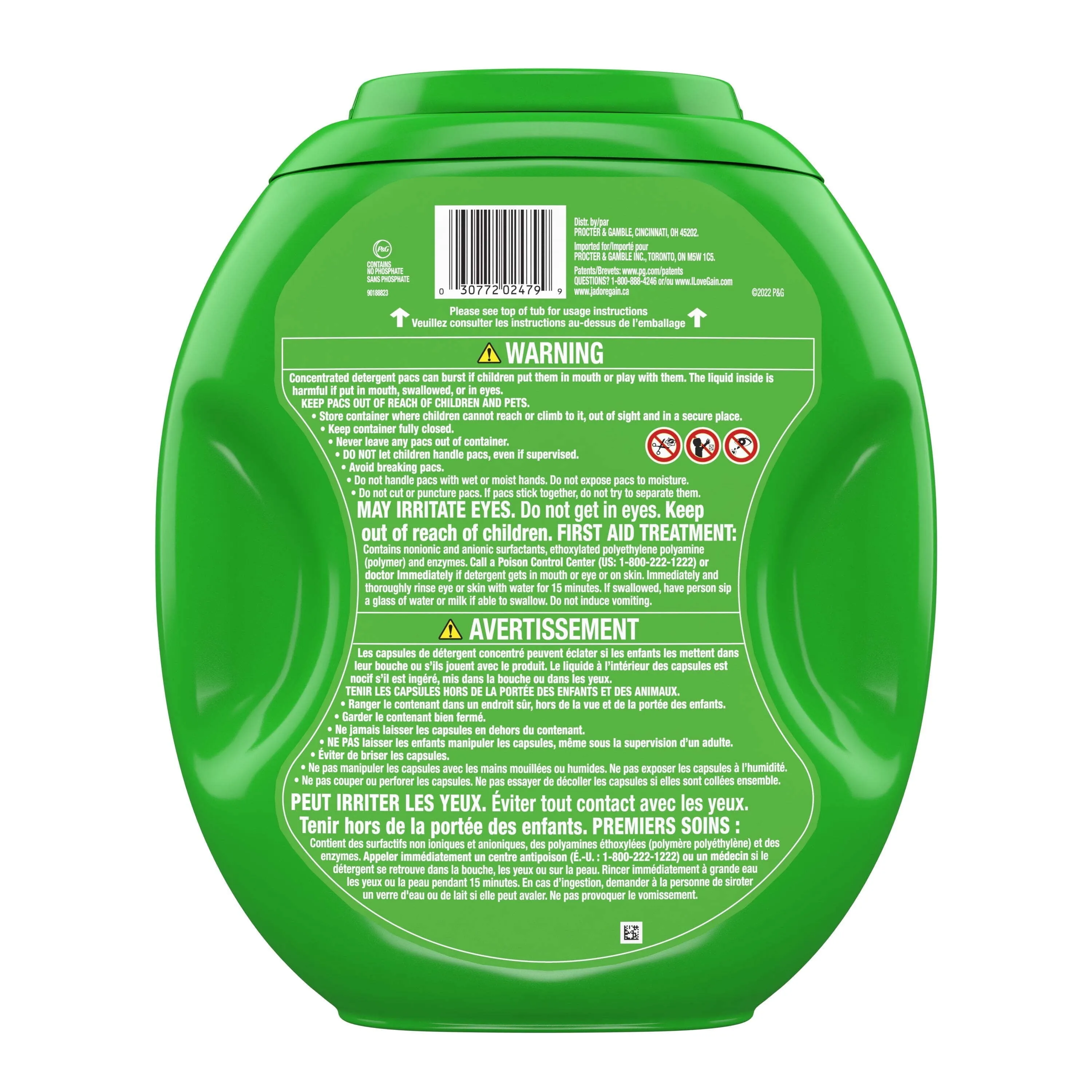 Gain Flings Laundry Detergents Pod, Moonlight Breeze, 112 Ct
