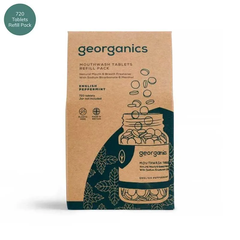 Georganics Mouthwash Tablets - Spearmint