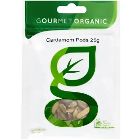 Gourmet Organic Herbs Cardamom Pods 25g