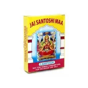 Jai Santoshi Maa camphor Tablets 100g (3.5oz) For Religious Use Only