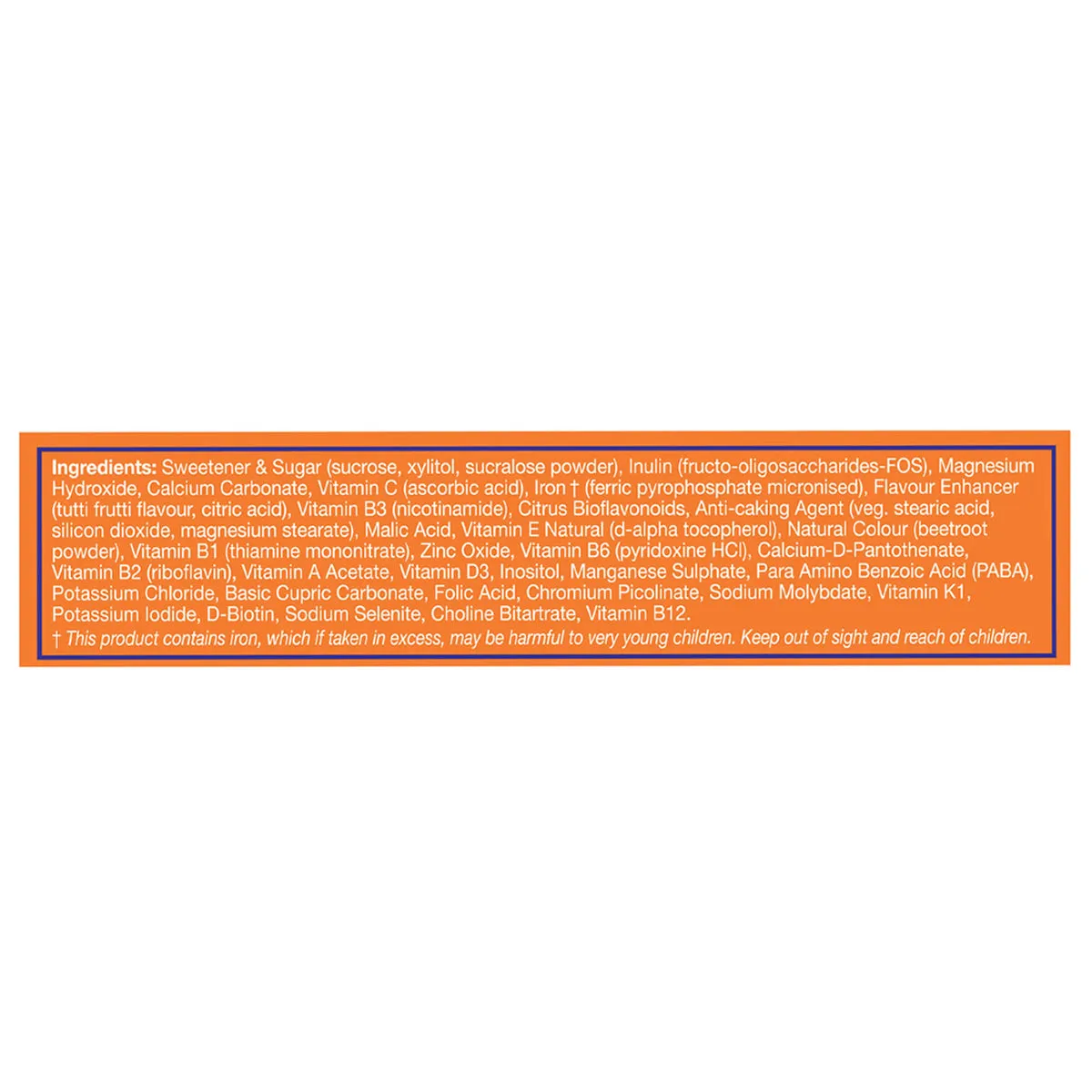 Junior-vit® - Chewable (Tutti-fruity Flavour) Tablets