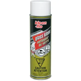 Kleen-Flo Industrial Glass Cleaner - Professional Clarity, Streak-Free Finish, Versatile Use, Easy Application, Ample Supply | 550g Can - Case of 12