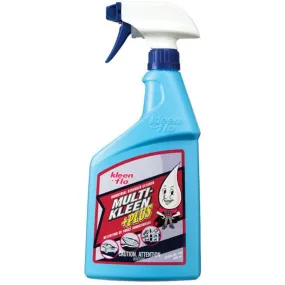 Kleen-Flo Multi-Kleen Plus Advanced Industrial Cleaner - Eco-Friendly, Powerful, Biodegradable Formula | 900 ml Spray Bottle - Case of 12