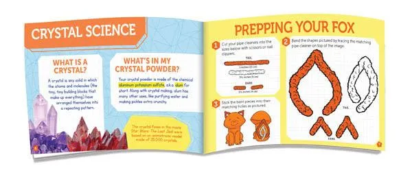 KLUTZ - GROW YOUR OWN - CRYSTAL FOX (Book and Craft Kit)