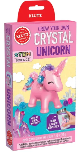 KLUTZ - Grow Your Own Crystal Unicorn - Book and Craft Kit