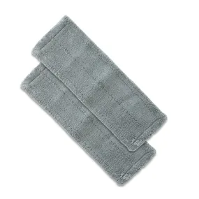 Kuber Industries Flat Mop Refill Pad | Microfiber Wet and Dry Mop Refiller Pad | Flat Mop Heads | Super-Absorbent | Compatible for All Types of Floors | SHPTNTSHR1 | Pack of 2 | Gray