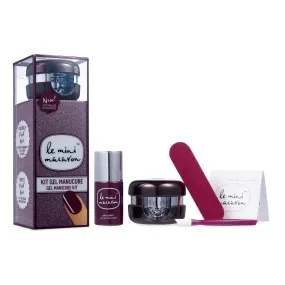 Le Mini Macaron Gel Manicure Kit - Pinot Noir