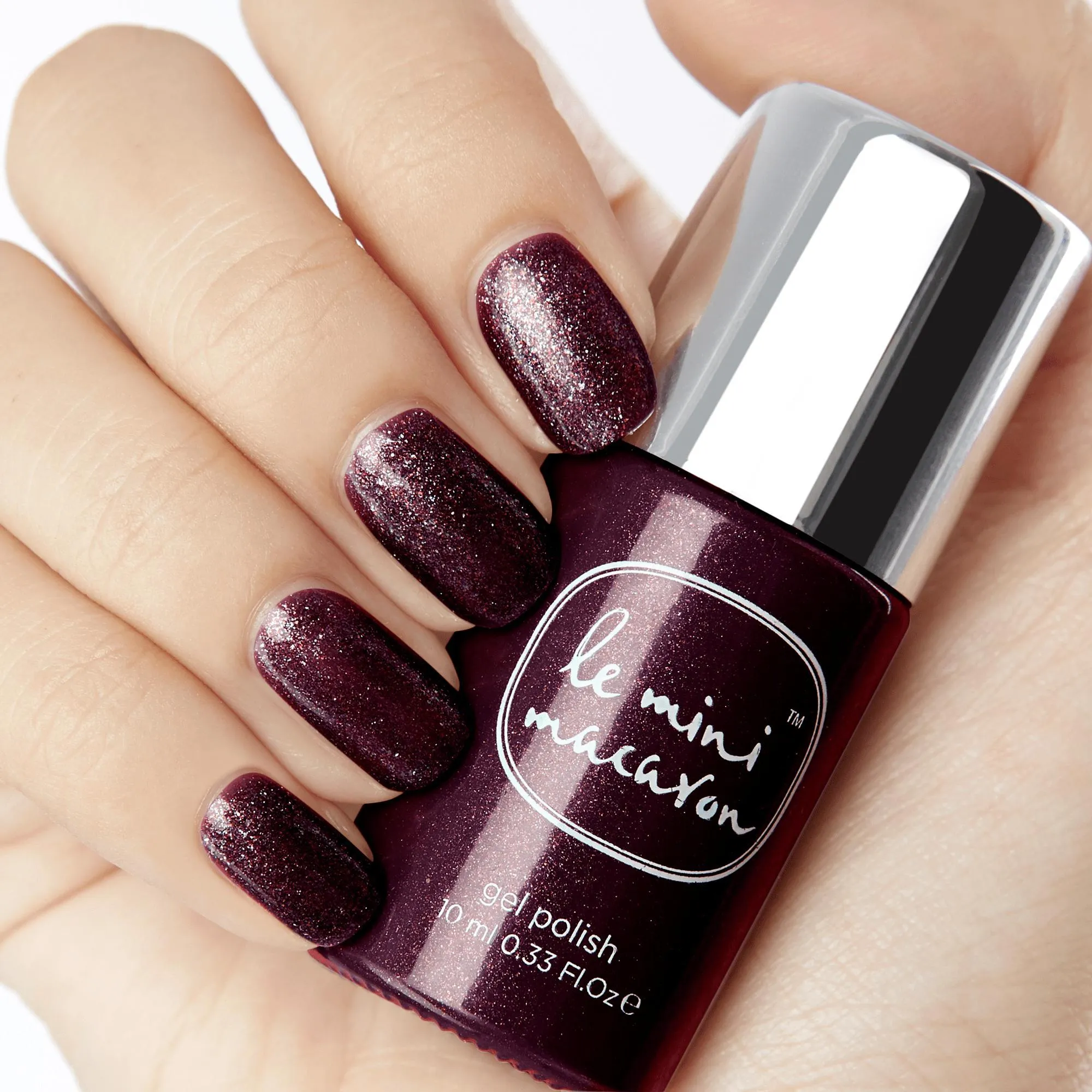 Le Mini Macaron Gel Manicure Kit - Pinot Noir