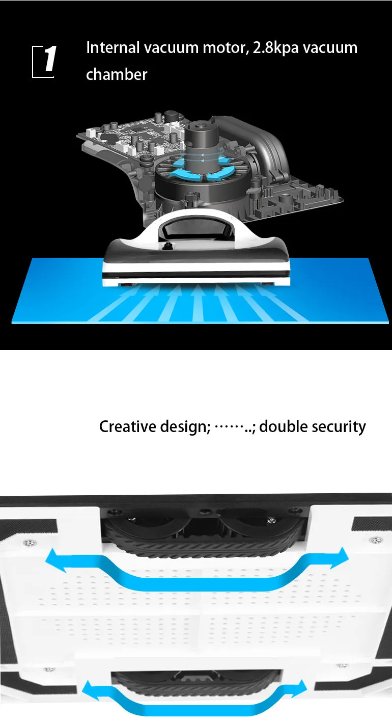 Liectroux  Robot intelligent Window Cleaning Remote Control