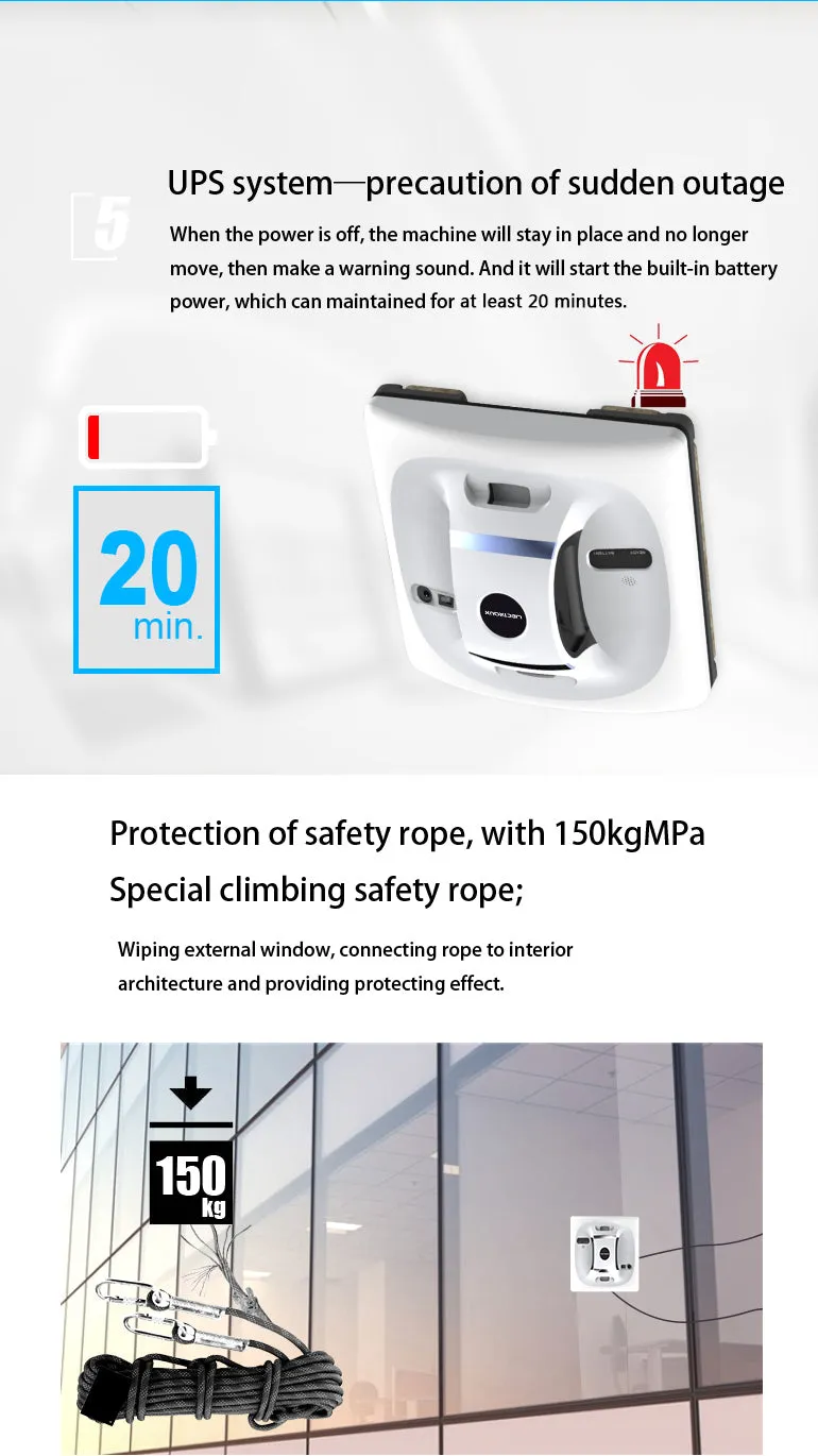 Liectroux  Robot intelligent Window Cleaning Remote Control