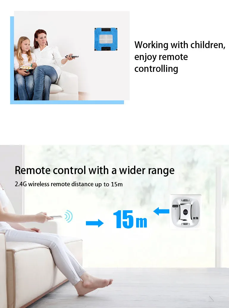 Liectroux  Robot intelligent Window Cleaning Remote Control