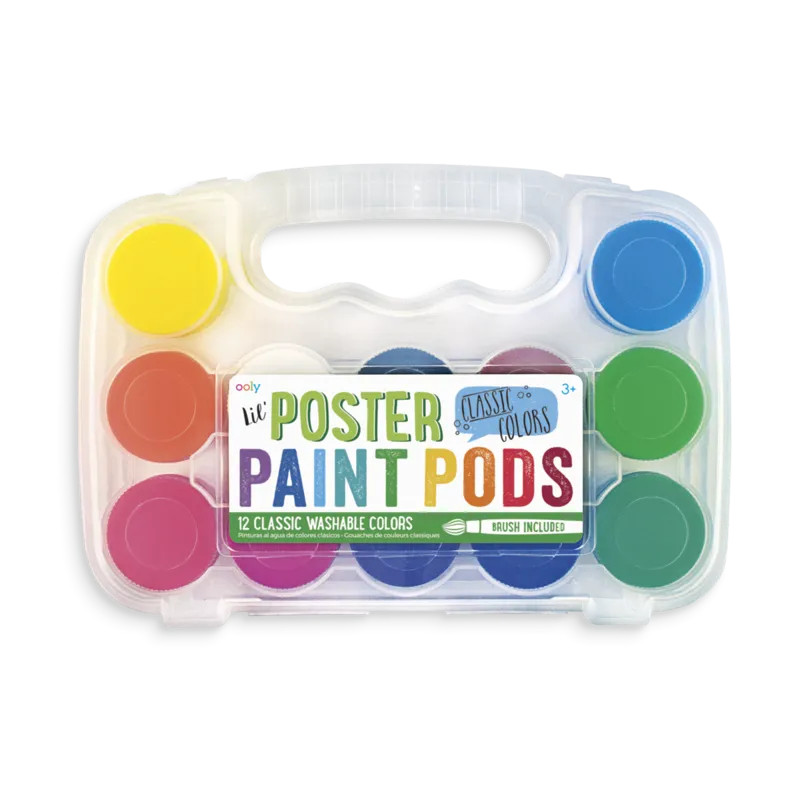 'Lil Poster Paint Pods | Classic Colors