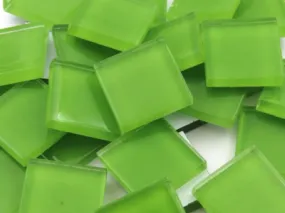 Lime Green Crystal Glass Tiles 2cm