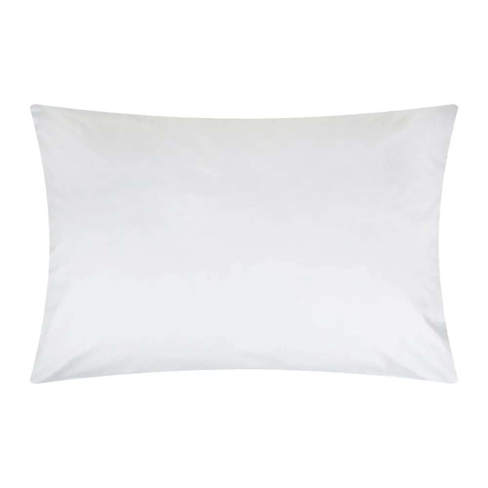 Luxury Italian Finish White Cotton Sateen 300Tc Bed Linen | Fitted Sheets and Pillowcases