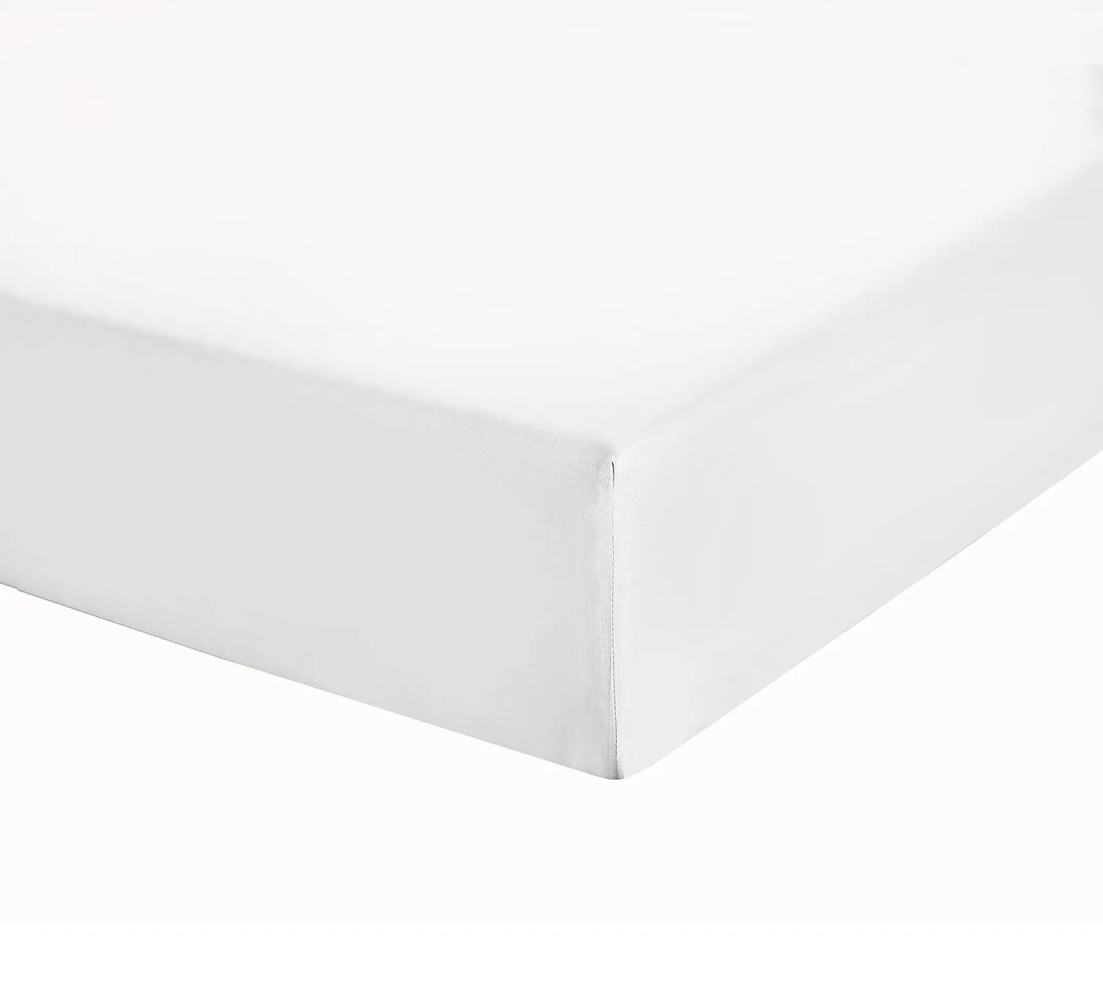 Luxury Italian Finish White Cotton Sateen 300Tc Bed Linen | Fitted Sheets and Pillowcases