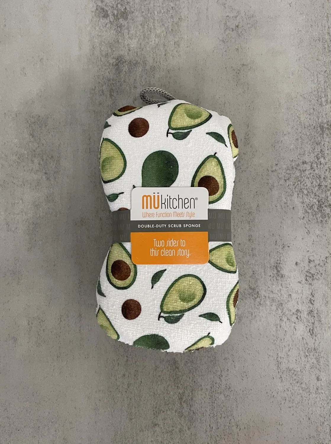 Mu K Sponge/Scrub Avocado