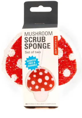 Mushroom | SCRUB SPONGE [Set of 2]