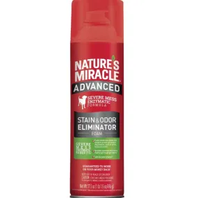 Nature's Miracle Advanced Stain and Odor Eliminator for Cats - Foam 17.5 oz