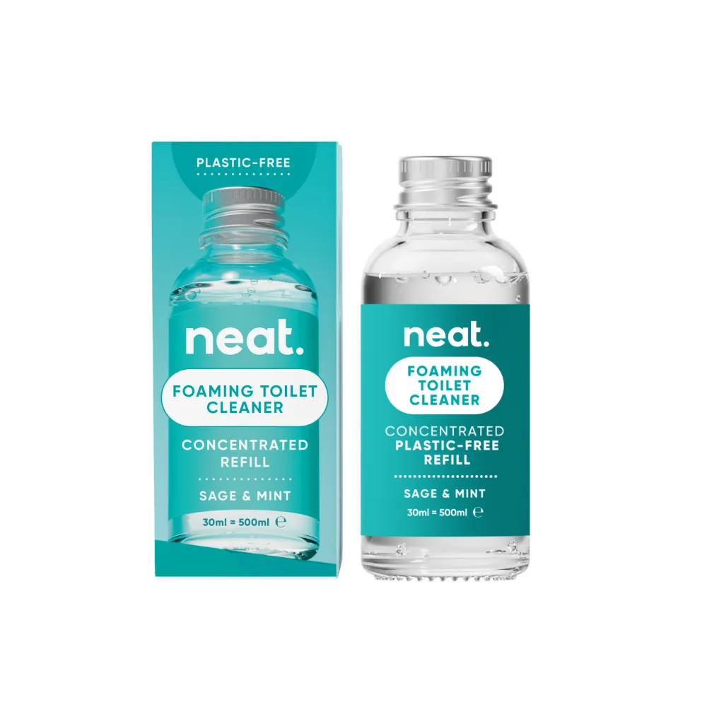 Neat Foaming Toilet Cleaner Starter Pack - Recycled Plastic Bottle