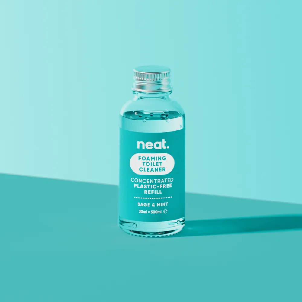 Neat Foaming Toilet Cleaner Starter Pack - Recycled Plastic Bottle